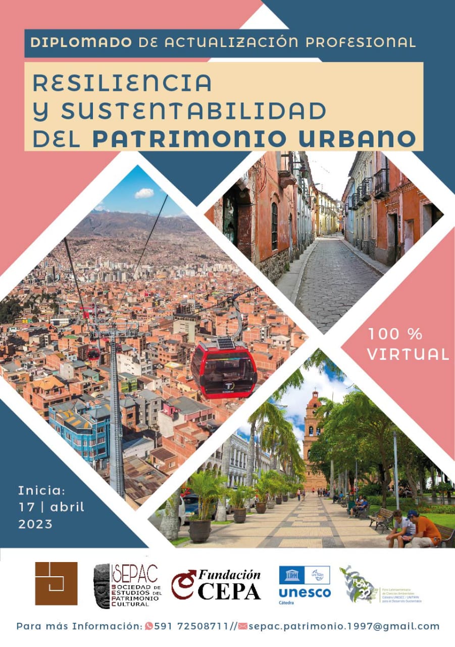 Diplomado Resiliencia y Sustentabilidad del Patrimonio Urbano